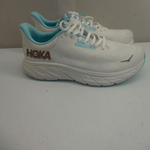 HOKA Arahi 7 Women’s Running Shoes 10.5 D - Frost/Rose Gold 1147890 FTRS - Picture 6 of 13